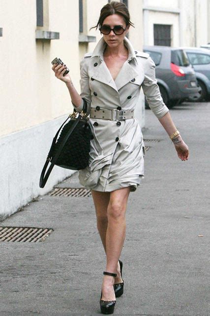 victoria beckham burberry trench|30 Cropped Trench Coats That Are as Classic as .